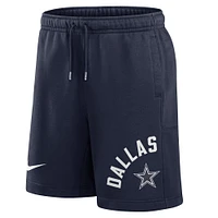 Men's Nike Navy Dallas Cowboys Arched Kicker Shorts