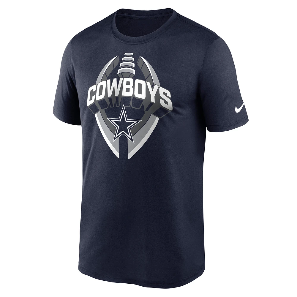 Men's Nike Navy Dallas Cowboys Legend Icon Performance T-Shirt