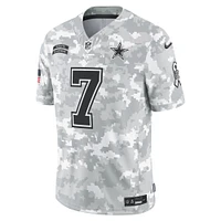 Men's Nike Trevon Diggs Arctic Camo Dallas Cowboys 2024 Salute to Service Limited Jersey