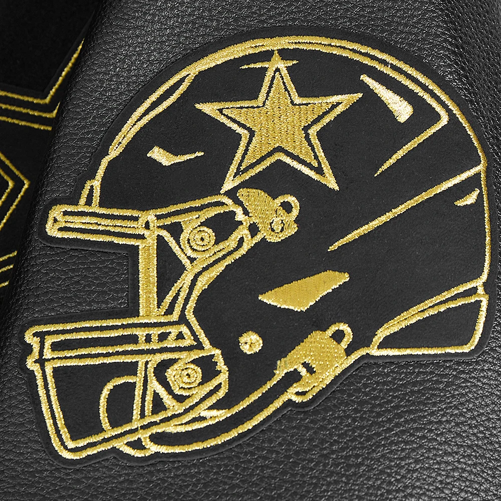 Men's Pro Standard Black Dallas Cowboys Full-Zip Varsity Jacket