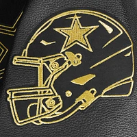 Men's Pro Standard Black Dallas Cowboys Full-Zip Varsity Jacket