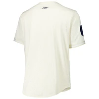 Men's Pro Standard Micah Parsons Cream Dallas Cowboys Name & Number Triple Tonal Button-Up Baseball Jersey