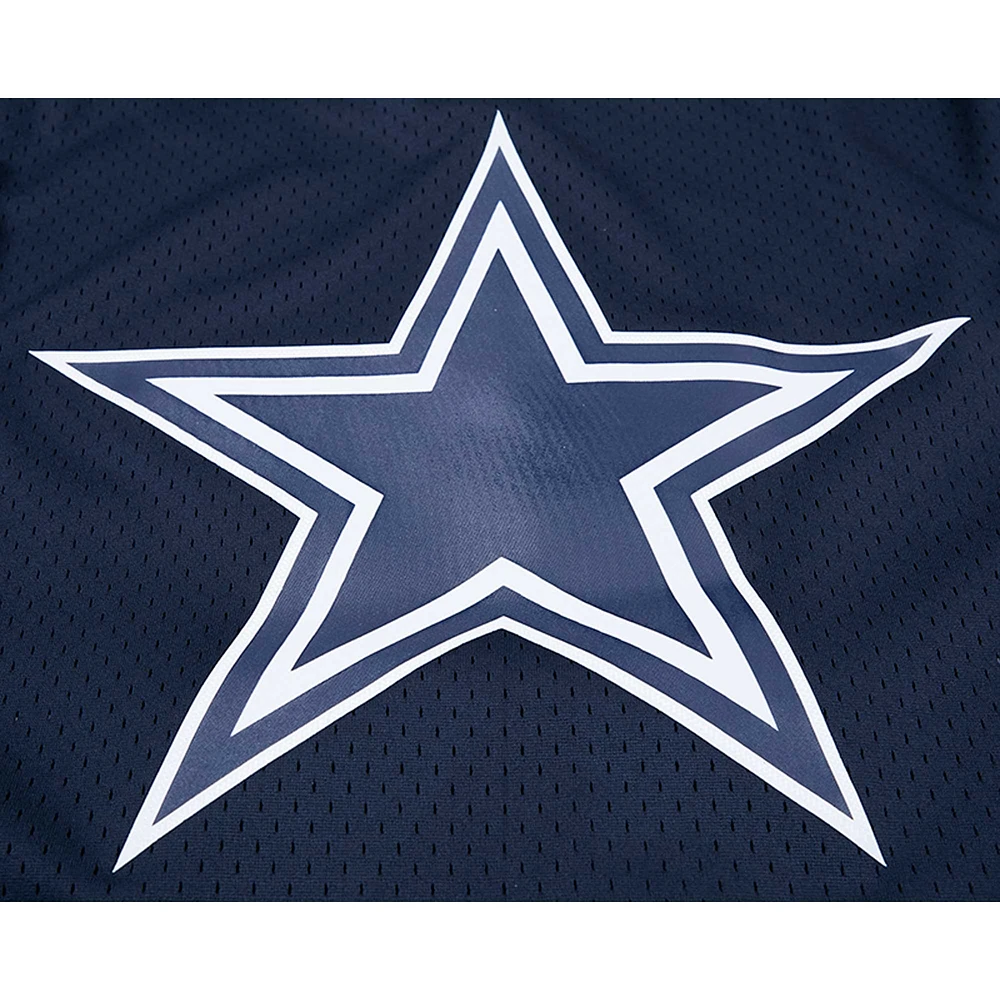 Men's Pro Standard Micah Parsons Navy Dallas Cowboys Mesh Button-Up Baseball Jersey