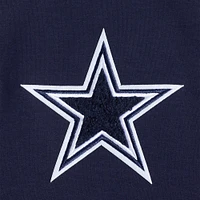 Men's Pro Standard  Navy Dallas Cowboys Split Logo Double Knit Full-Zip Hoodie