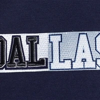 Men's Pro Standard  Navy Dallas Cowboys Split Logo Double Knit Full-Zip Hoodie