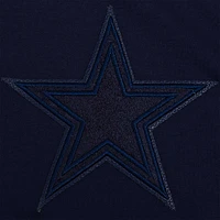 Men's Pro Standard Navy Dallas Cowboys Triple Tonal Full-Zip Hoodie