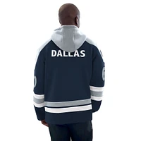 Men's Starter  Navy Dallas Cowboys Fashion Jersey Hoodie