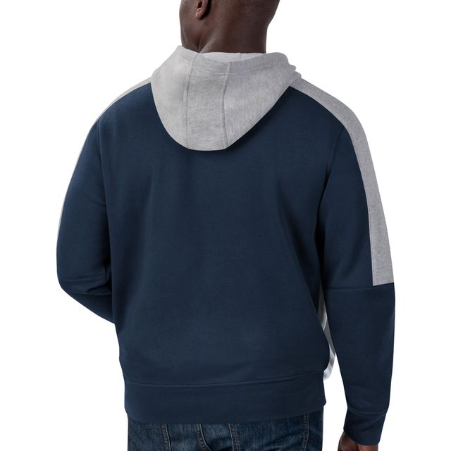 Starter Navy Dallas Cowboys Playoff pour hommes - Veste à capuche entièrement zippée