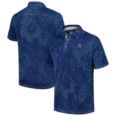 Polo bleu marine Tommy Bahama pour homme Dallas Cowboys Santiago Paradise de grande taille