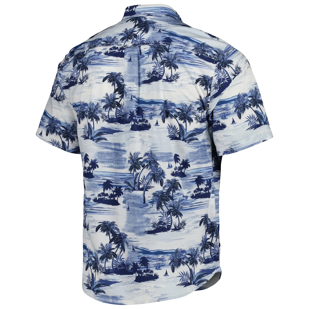 Men's Tommy Bahama Navy Dallas Cowboys Sport Tropical Horizons Button-Up Shirt