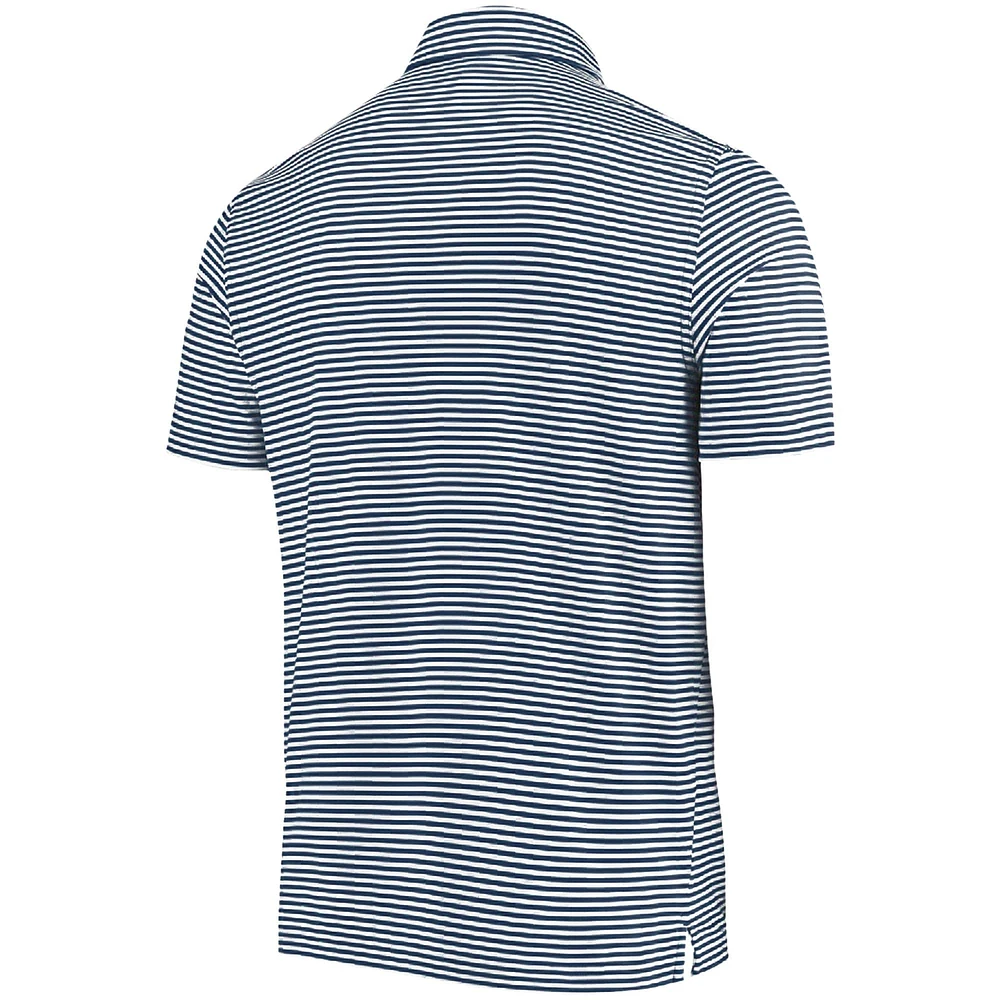 Men's Vineyard Vines Navy/White Dallas Cowboys Team Logo Winstead Stripe Polo