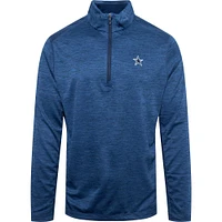 Men's Vineyard Vines Navy Dallas Cowboys Star Sankaty Quarter-Zip Jacket