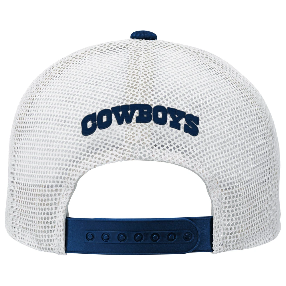 Preschool Navy Dallas Cowboys Core Lockup Trucker Adjustable hat