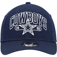 Preschool New Era Navy Dallas Cowboys Outline 9FORTY Adjustable Hat