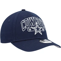 Preschool New Era Navy Dallas Cowboys Outline 9FORTY Adjustable Hat