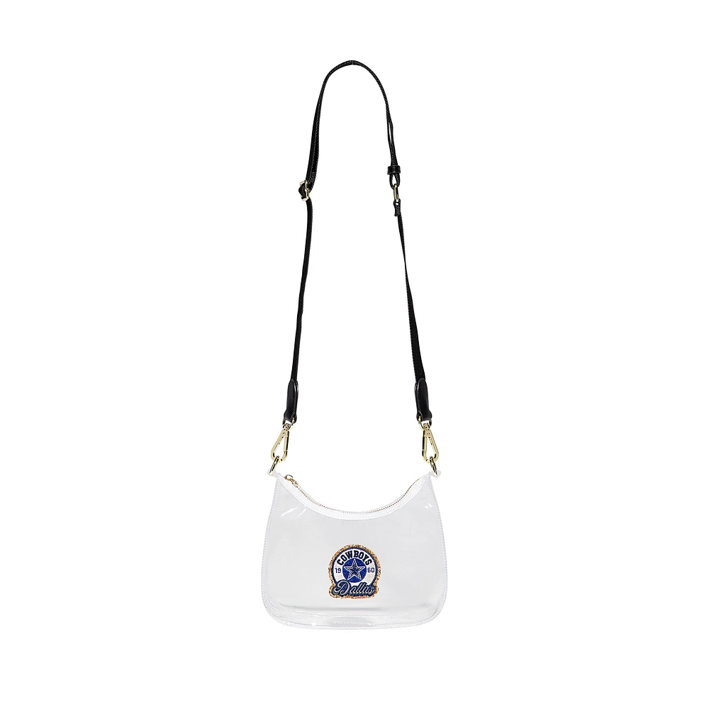 Stoney Clover Lane Dallas Cowboys Clear Curved Crossbody