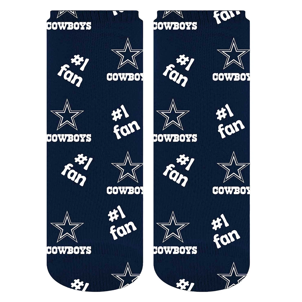 Chaussettes pour tout-petits pieds nus Dallas Cowboys #1 Fan