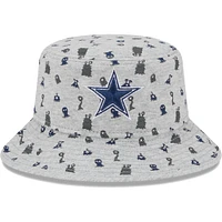 Toddler New Era Gray Dallas Cowboys Critter Bucket Hat
