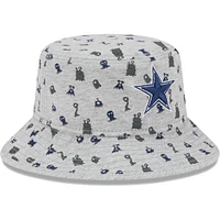 Toddler New Era Gray Dallas Cowboys Critter Bucket Hat