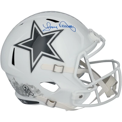 Tony Dorsett Dallas Cowboys Autographed Riddell 2024 Salute To Service Speed Replica Helmet 