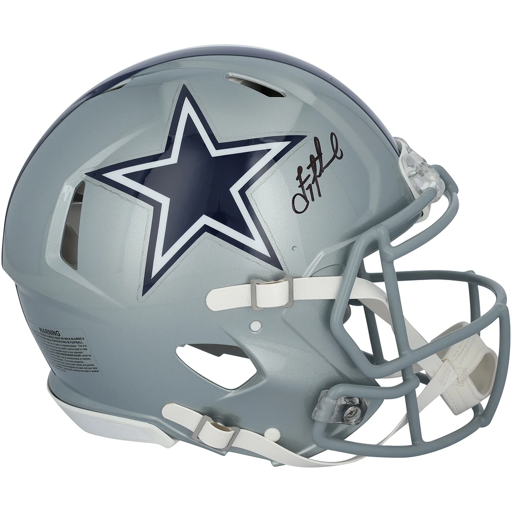 Troy Aikman Dallas Cowboys Autographed Riddell Speed Authentic Helmet