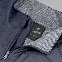 Unisex Fanatics Navy/Heather Gray Dallas Cowboys Front Office Tonal Full-Zip Jacket