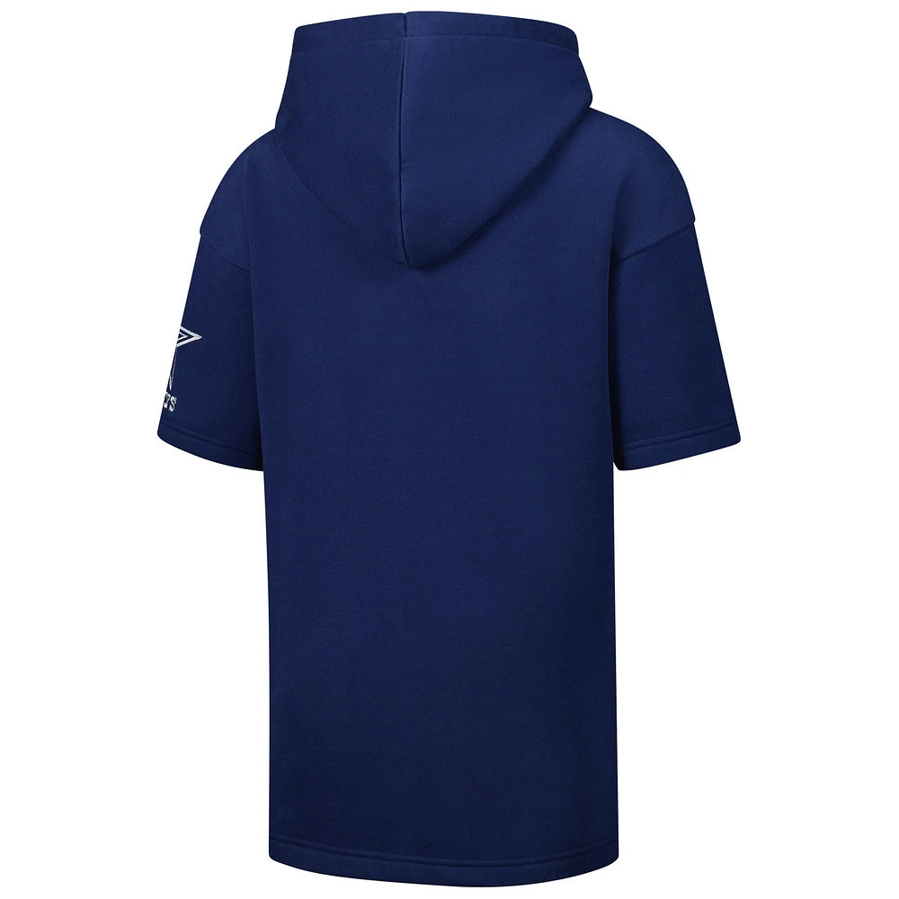 Unisex Fanatics  Navy Dallas Cowboys Elements Ready Short Sleeve Pullover Hoodie