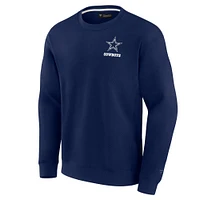 Unisex Fanatics Navy Dallas Cowboys Elements Super Soft Pullover Sweatshirt