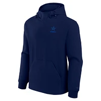 Unisex Fanatics Navy Dallas Cowboys Front Office Tonal Tri-Blend Pullover Hoodie