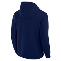 Unisex Fanatics Navy Dallas Cowboys Front Office Tonal Tri-Blend Pullover Hoodie