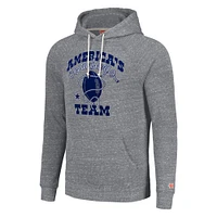 Unisex Homage  Gray Dallas Cowboys Hyperlocal Raglan Pullover Hoodie