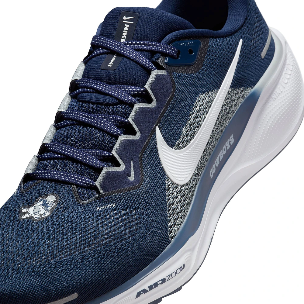 Chaussures de course unisexe Nike Zoom Pegasus 41 bleu marine Dallas Cowboys