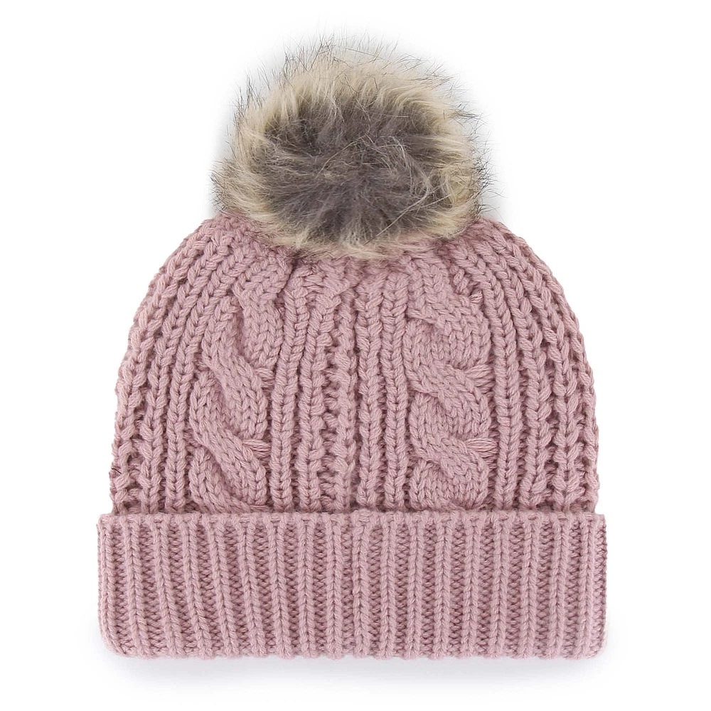 Women's '47 Dusty Rose Dallas Cowboys Meeko Cuffed Knit Hat with Pom