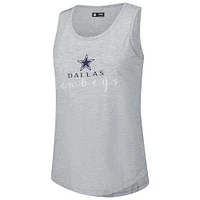 Women's Concepts Sport Gray/Navy Dallas Cowboys Petition Tank Top and Pants Sleep Set