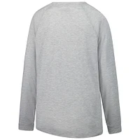 Ensemble t-shirt à manches longues et short raglan pour femme Concepts Sport bleu marine/gris Dallas Cowboys Petition