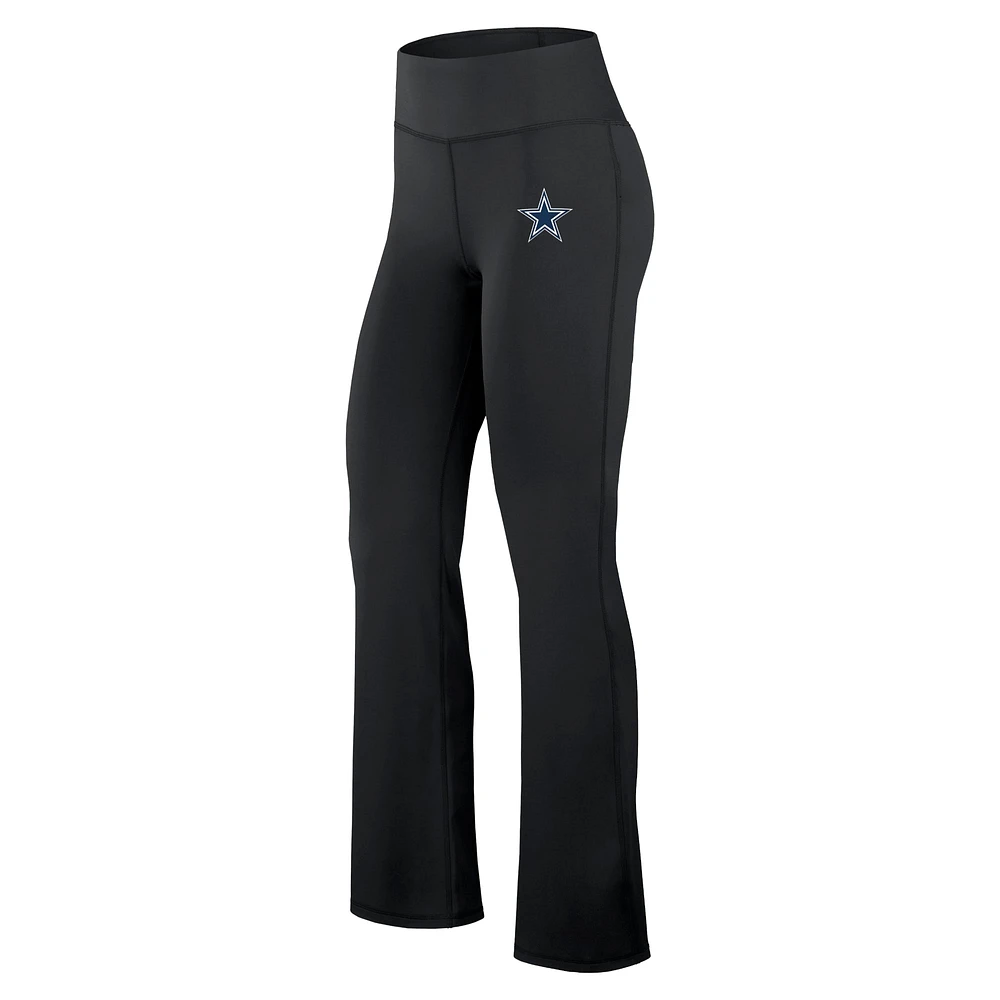 Women's Fanatics Black Dallas Cowboys Maxed Out Flare Leggings