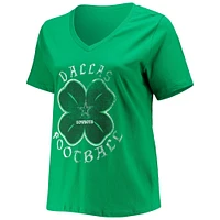 Women's Fanatics Green Dallas Cowboys Plus Celtic T-Shirt