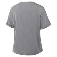 Women's Fanatics Heather Gray Dallas Cowboys Tri-Blend T-Shirt