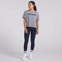 Women's Fanatics Heather Gray Dallas Cowboys Tri-Blend T-Shirt