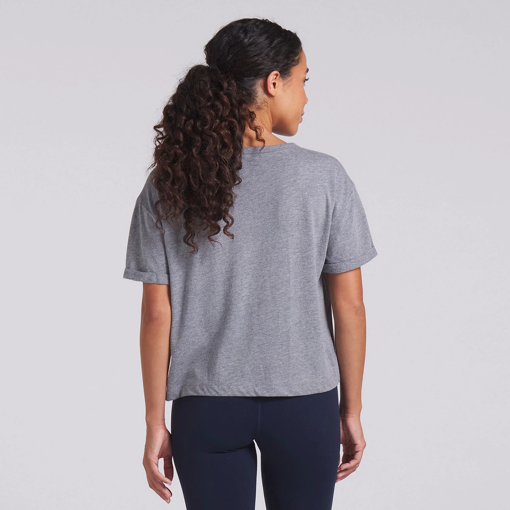 Women's Fanatics Heather Gray Dallas Cowboys Tri-Blend T-Shirt
