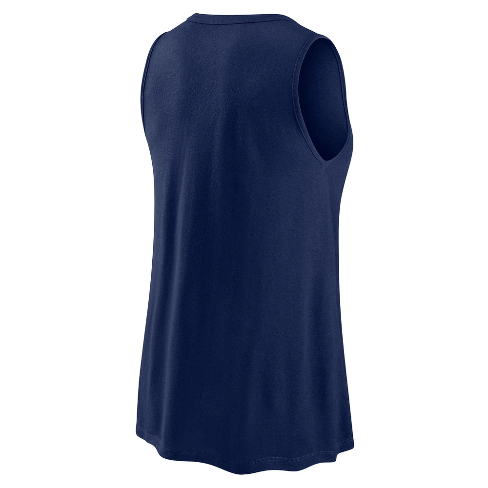 Débardeur Bling Flowy Fanatics pour femmes bleu marine Dallas Cowboys