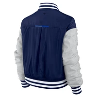 Women's Fanatics  Navy Dallas Cowboys Elements Wave Full-Snap Jacket