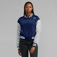 Women's Fanatics  Navy Dallas Cowboys Elements Wave Full-Snap Jacket