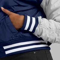 Women's Fanatics  Navy Dallas Cowboys Elements Wave Full-Snap Jacket