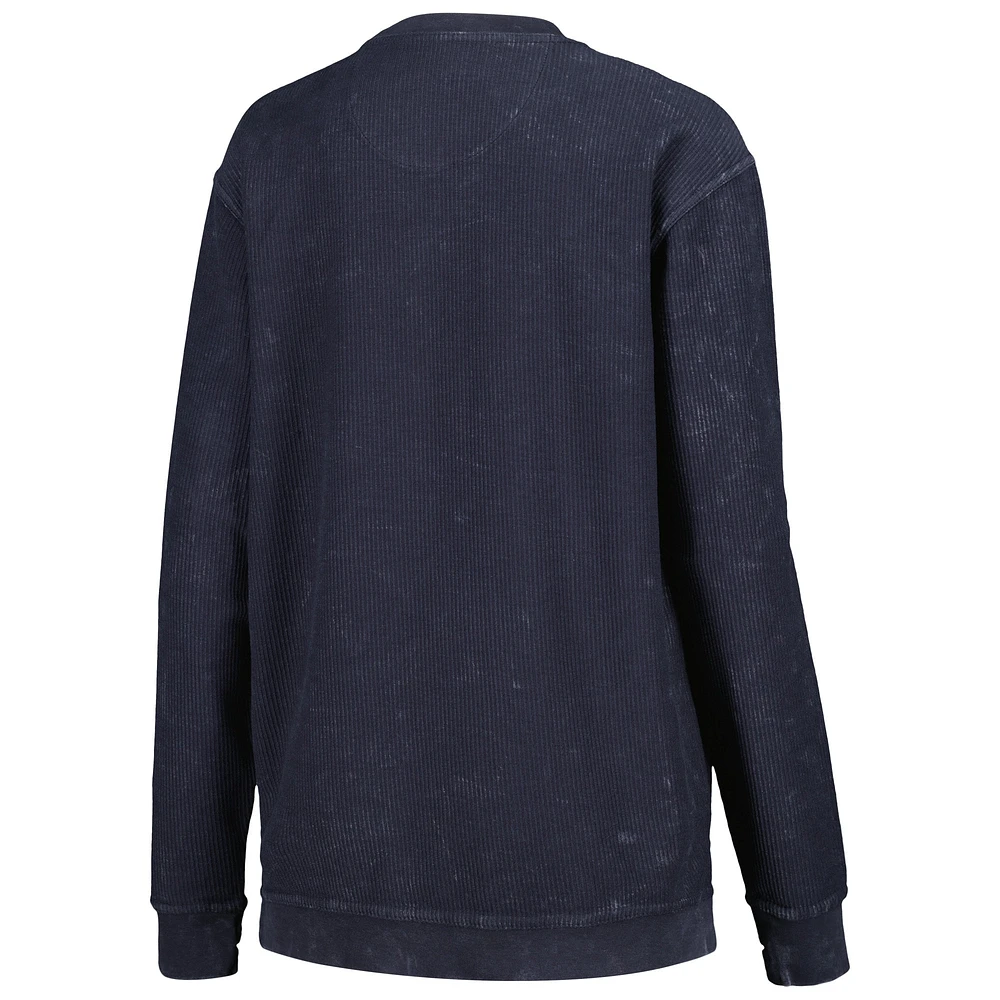 Sweat-shirt à cordon confortable G-III 4Her par Carl Banks pour femmes, bleu marine, Dallas Cowboys