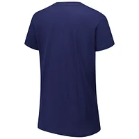 Women's G-III 4Her by Carl Banks Navy Dallas Cowboys Post Season V-Neck T-Shirt