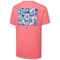 Women's Lauren James Coral Dallas Cowboys Folksy Americana T-Shirt