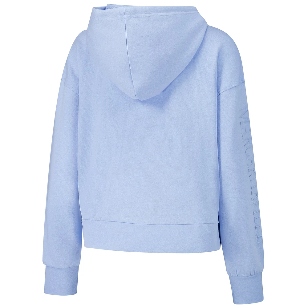 Women's Margaritaville Light Blue Dallas Cowboys Island Dream Solid Pullover Hoodie