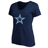 Women's Micah Parsons Navy Dallas Cowboys Plus Fair Catch Name & Number Scoop Neck T-Shirt