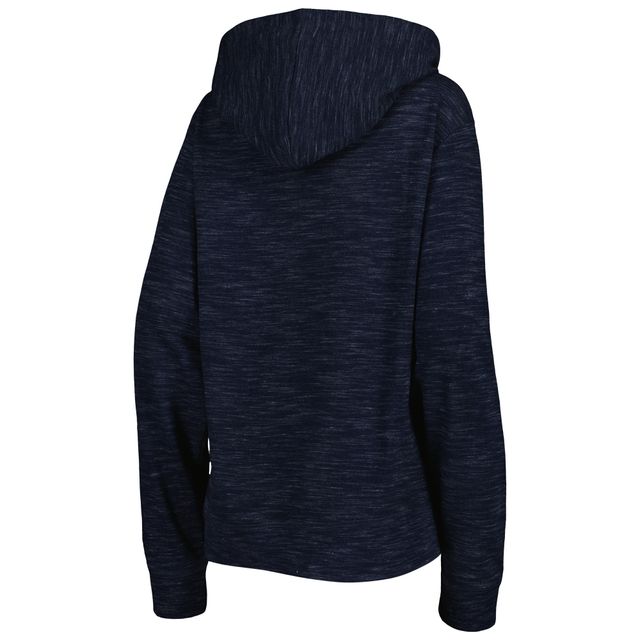 Sweat à capuche et fermeture éclair intégrale Dallas Cowboys New Era bleu marine pour femme